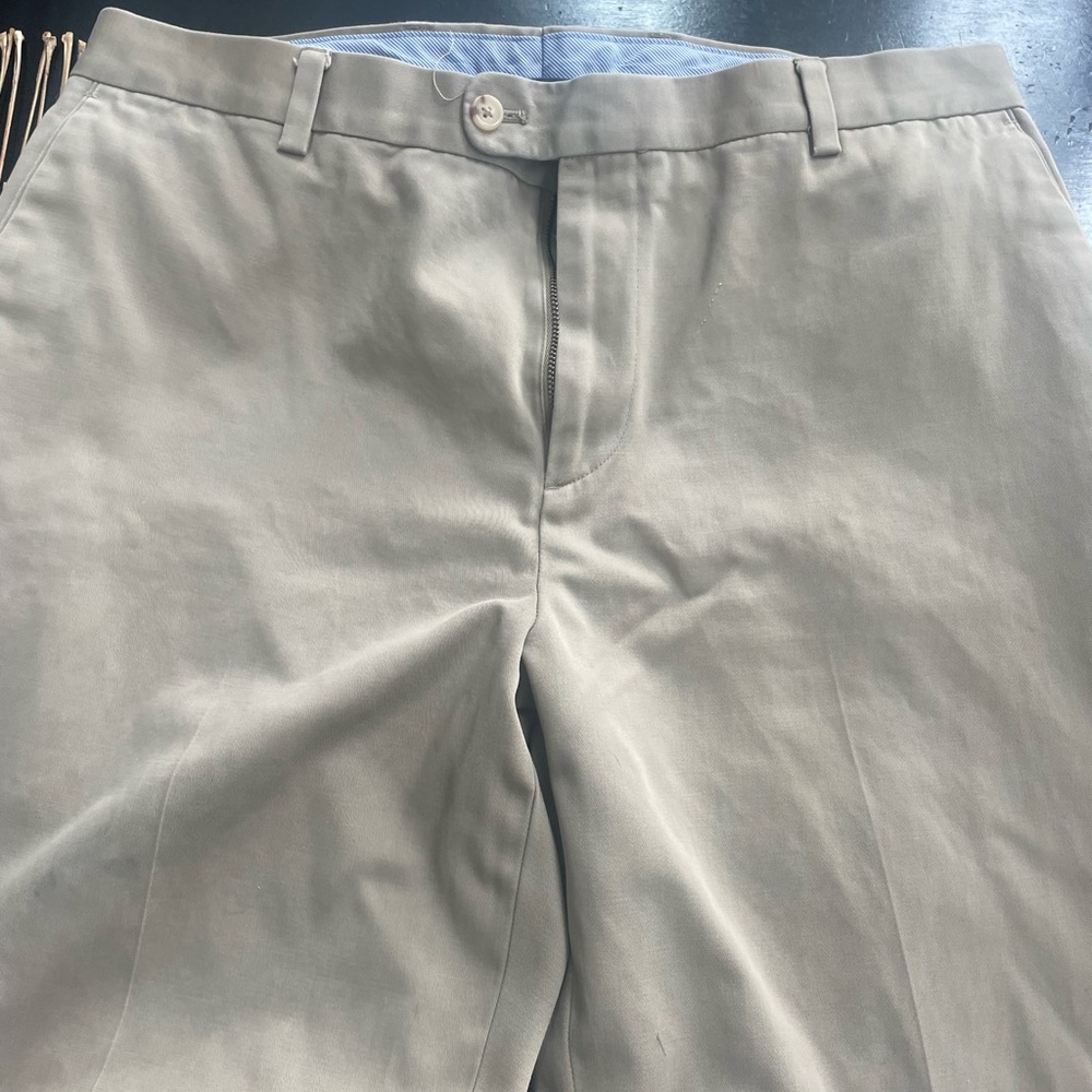Kirkland Signature Tan Chinos Smooth Cotton Blend